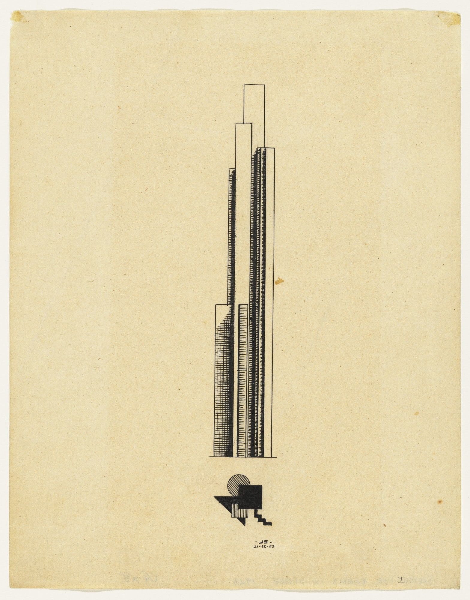 Study for a Sculpture (Forms in Space)