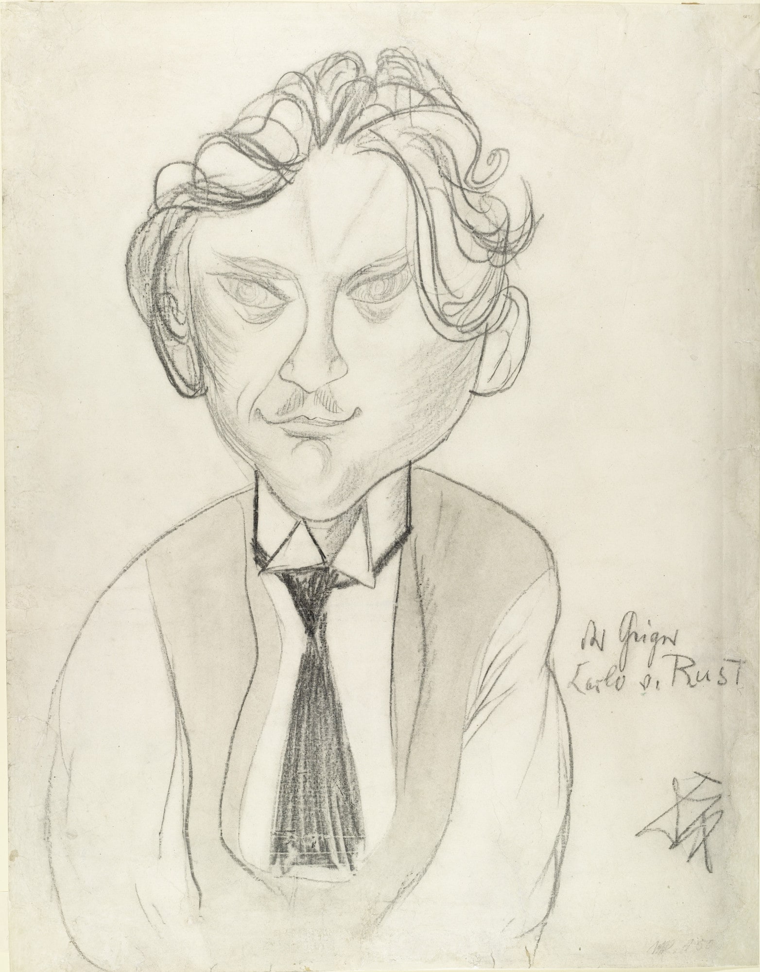 Portrait of Violinist Carlo von Rust (Bildnis des Geigers Carlo von Rust)