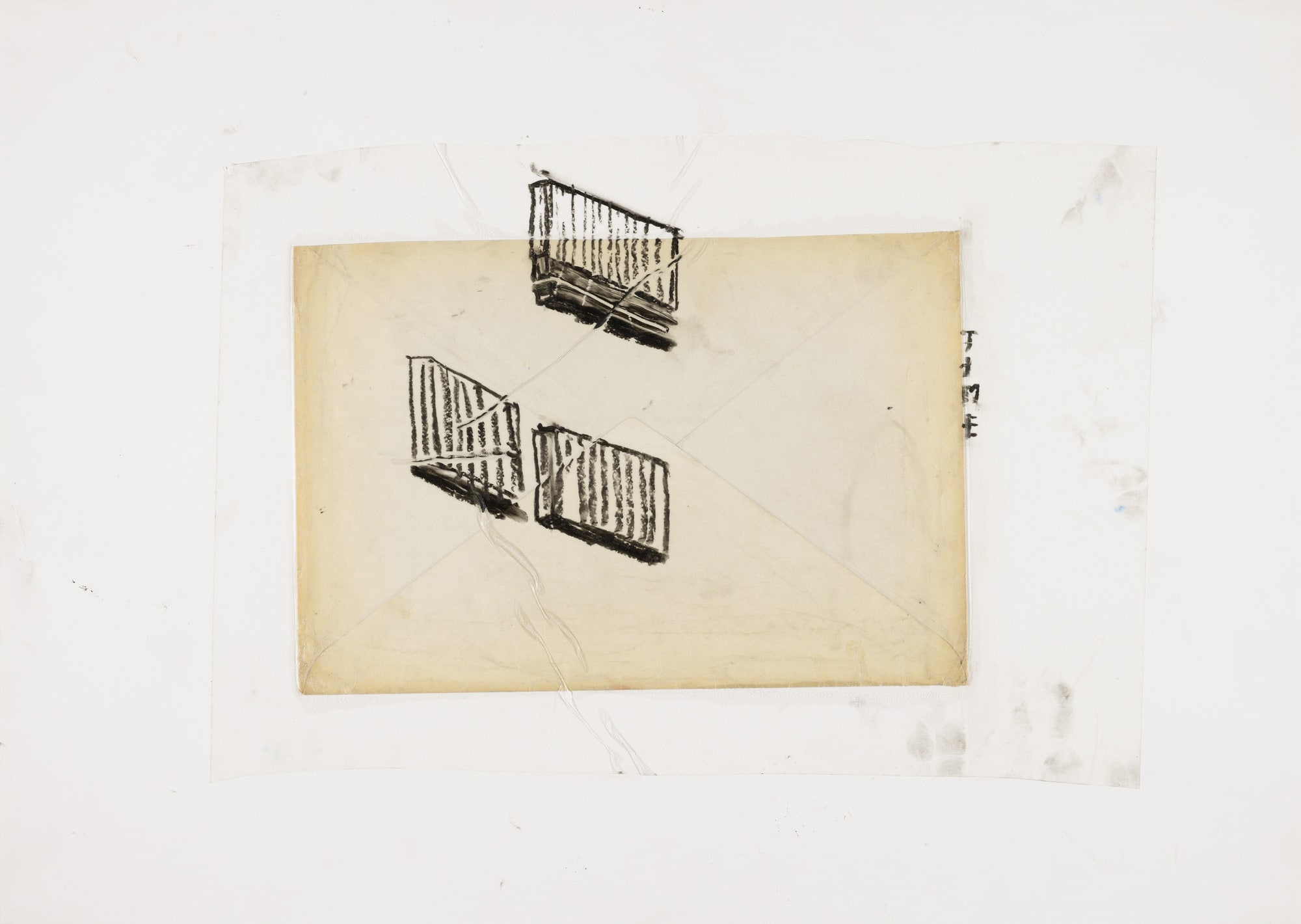Untitled (3 Balconies with Time)