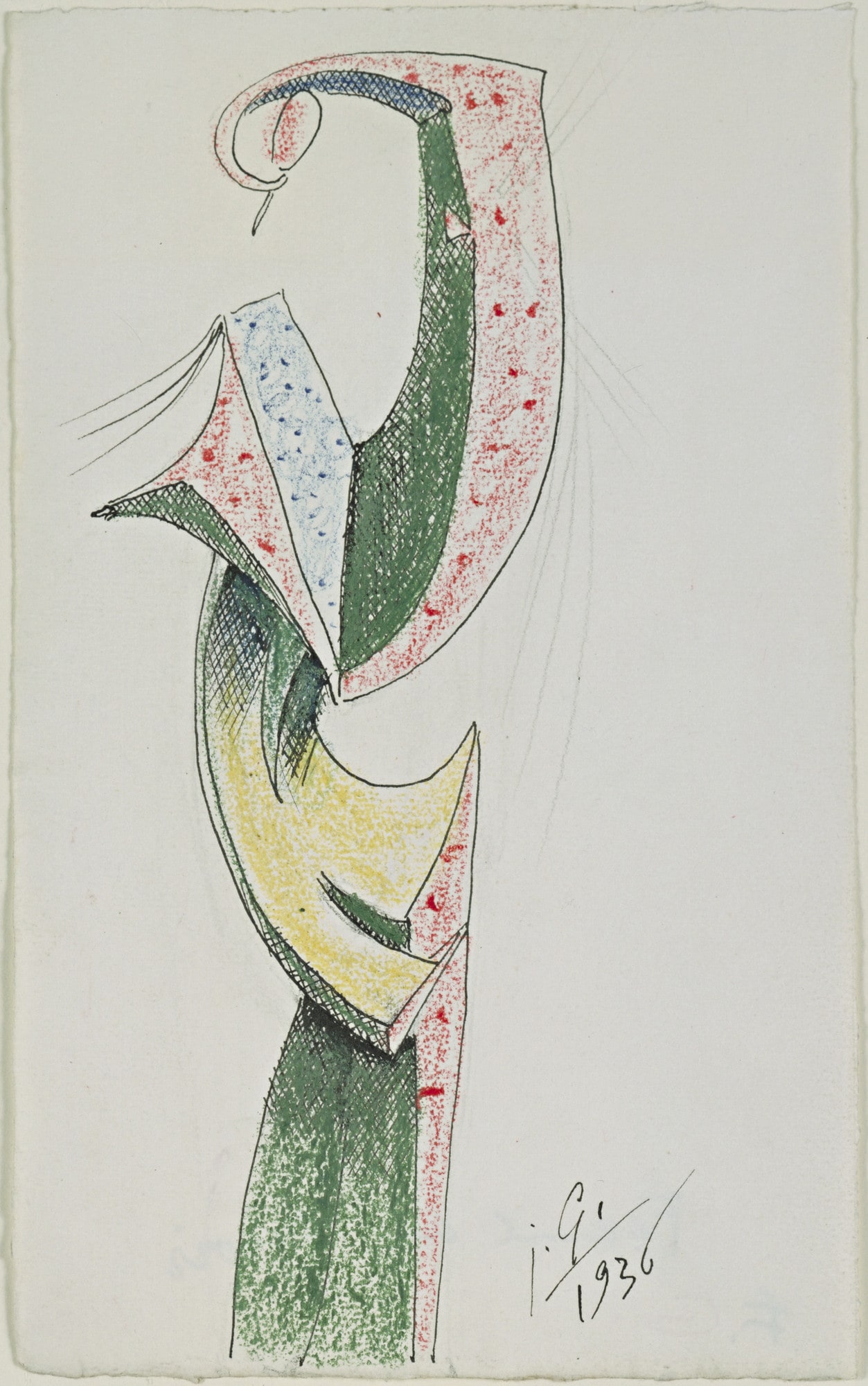 Study for Woman Combing Her Hair