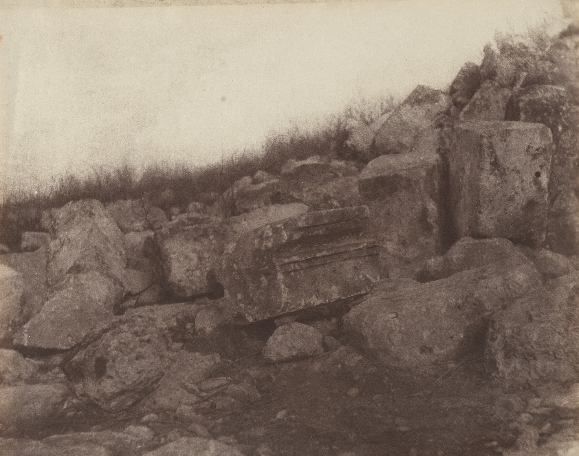 Ruins from the Tomb of the Christian, near Cherchell, Algeria