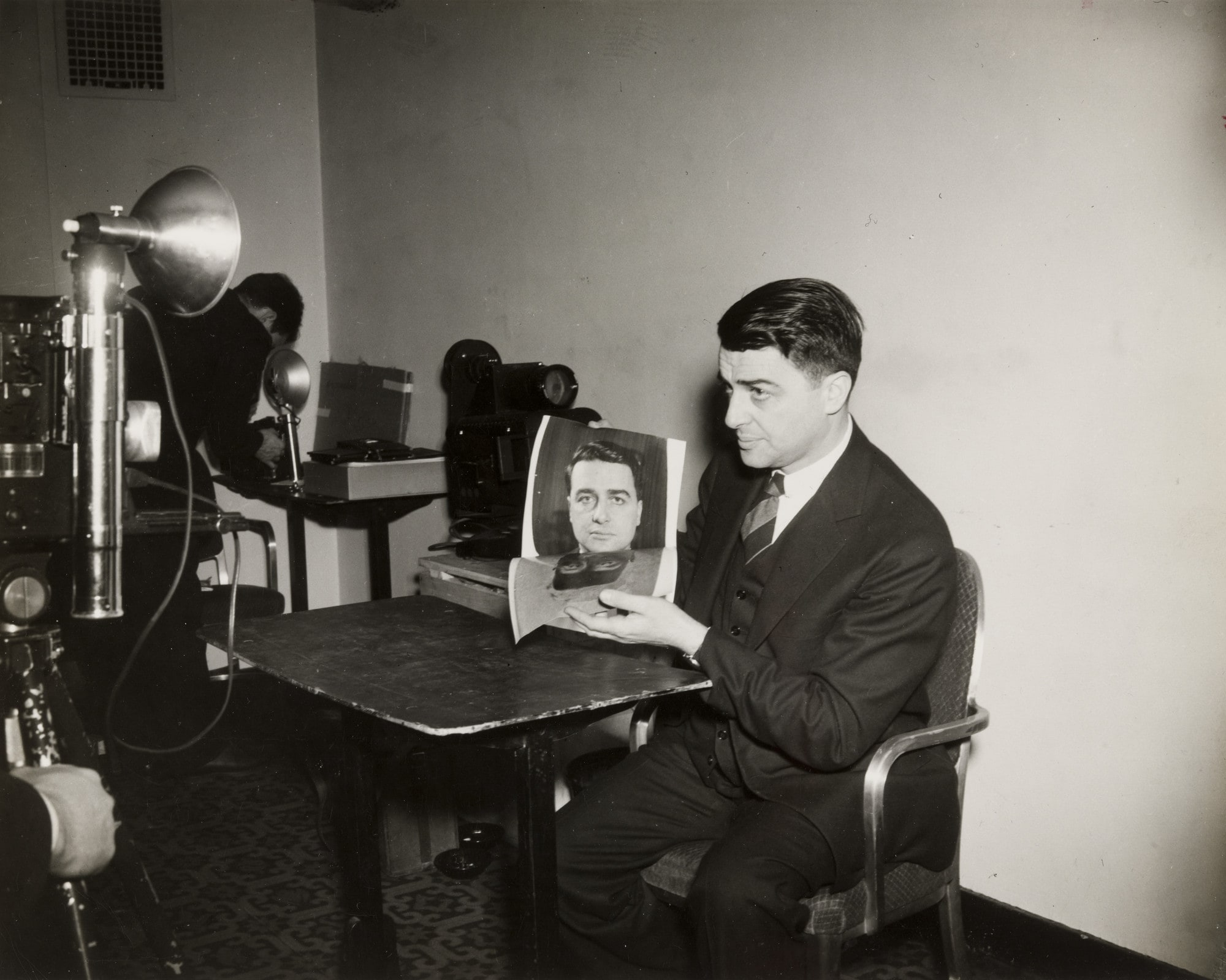 Edwin Land Announcing New Polaroid Camera