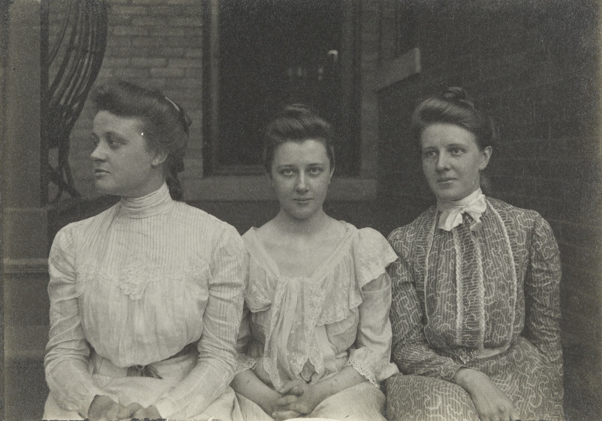 Mrs. Frances DeForest Martin Breed with her two sisters
