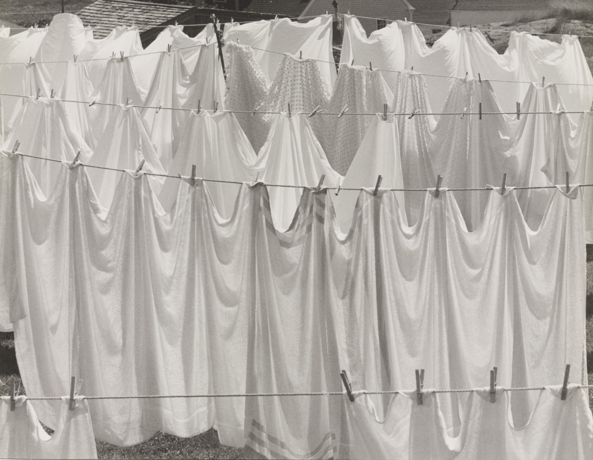 Hanging Sheets, Untitled