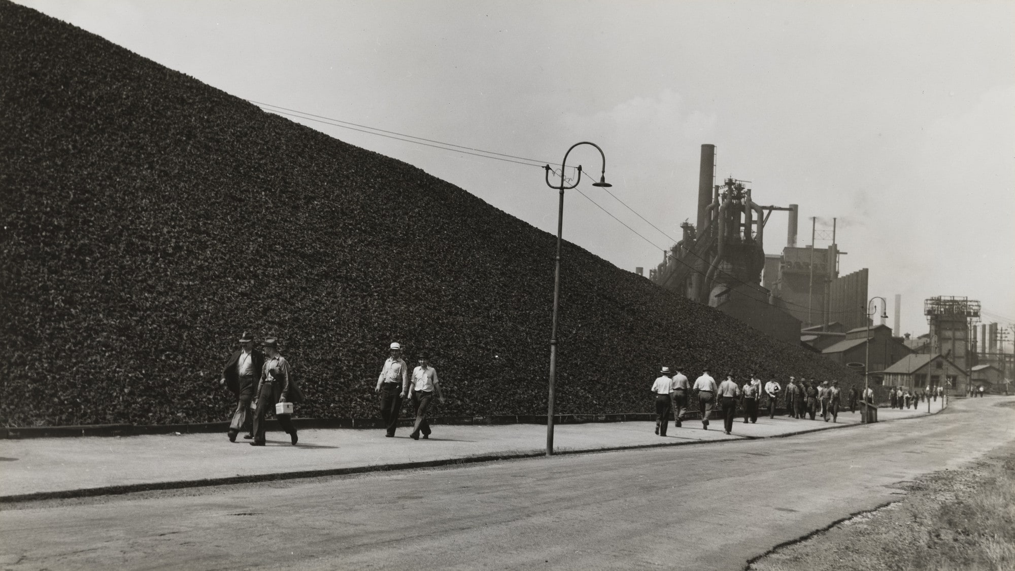 Change of Shift at the Steel Plant, Aliquippa, Pennsylvania