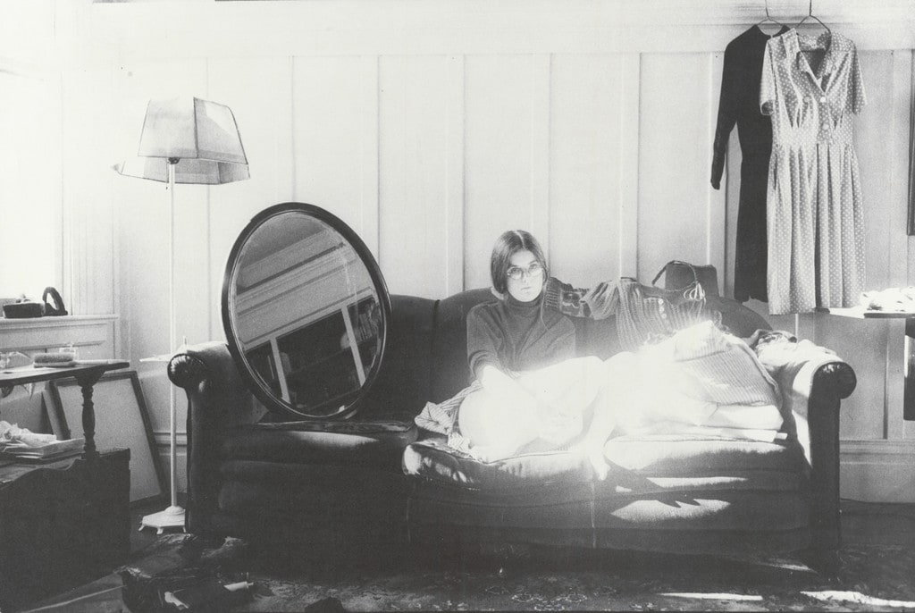 Jane Wyatt on Couch
