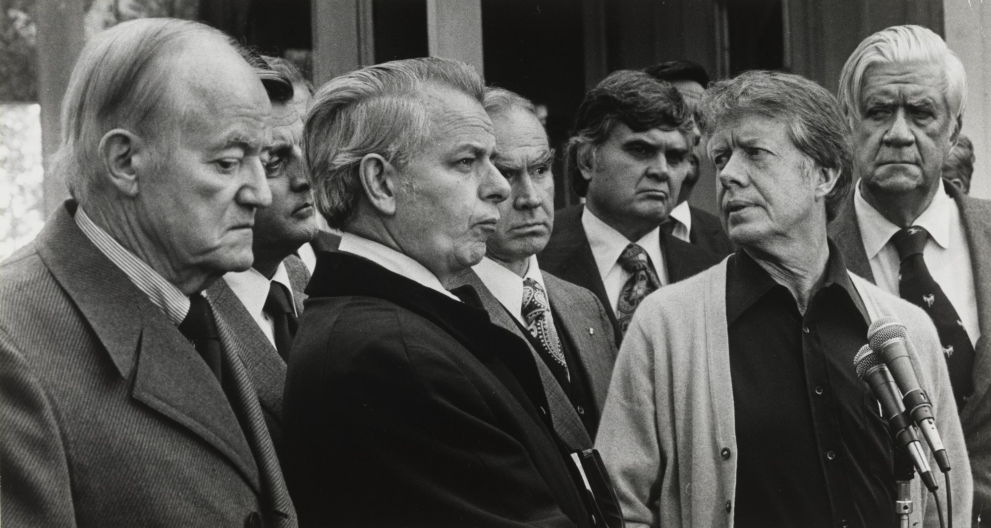 President Carter and Congressional Leaders at Press Conference