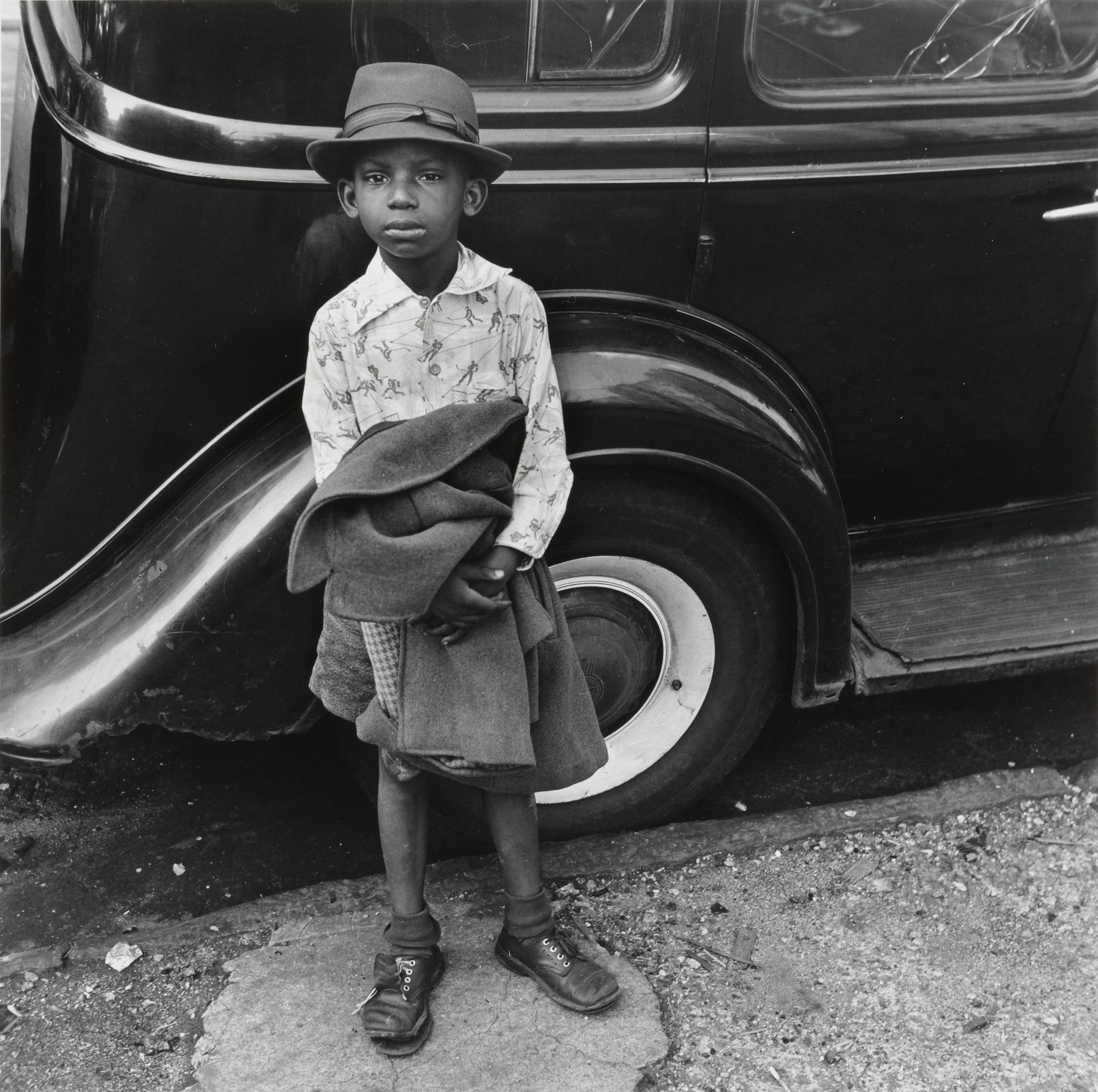 Boy and Car, New York City