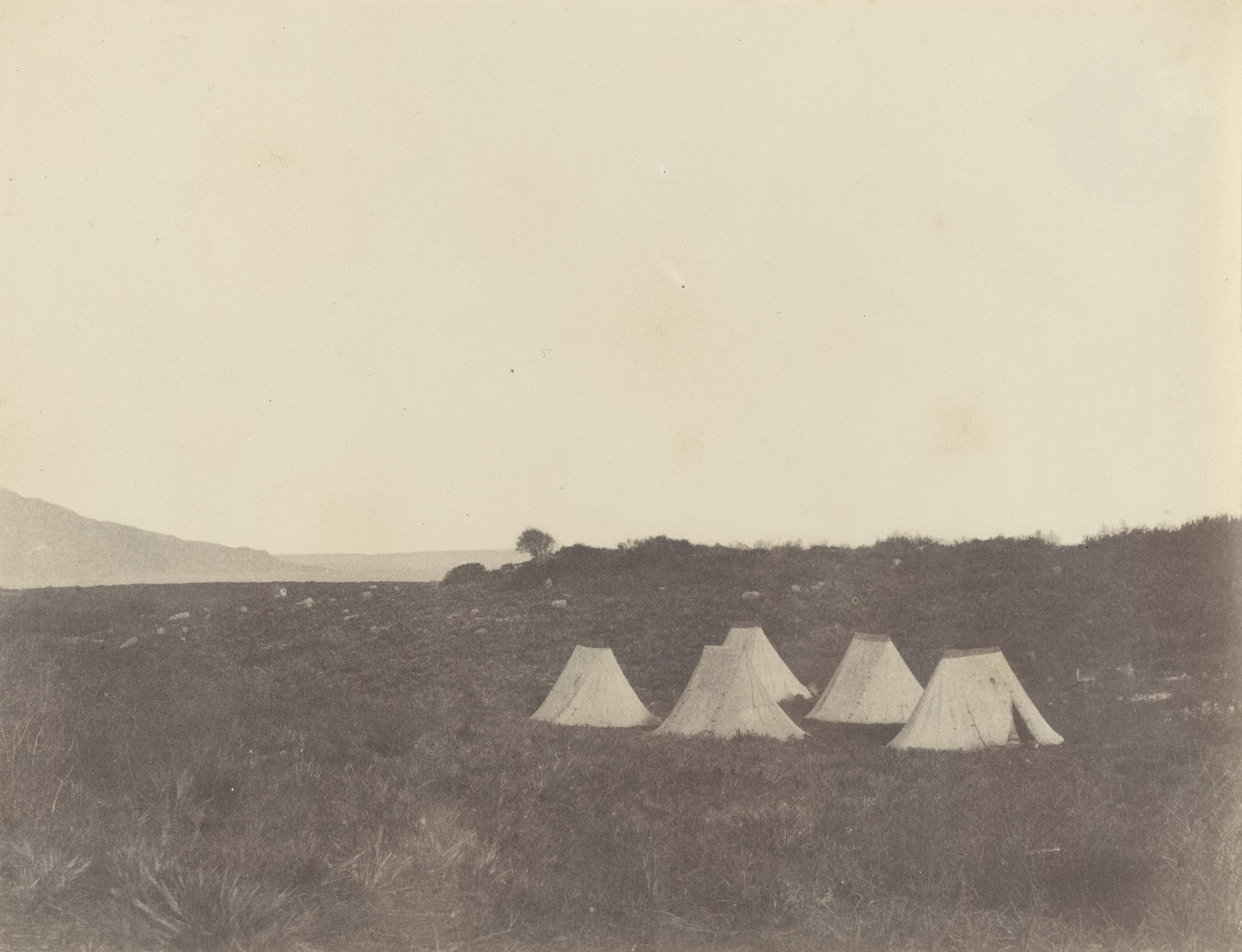 Encampment by the Tomb of the Christian