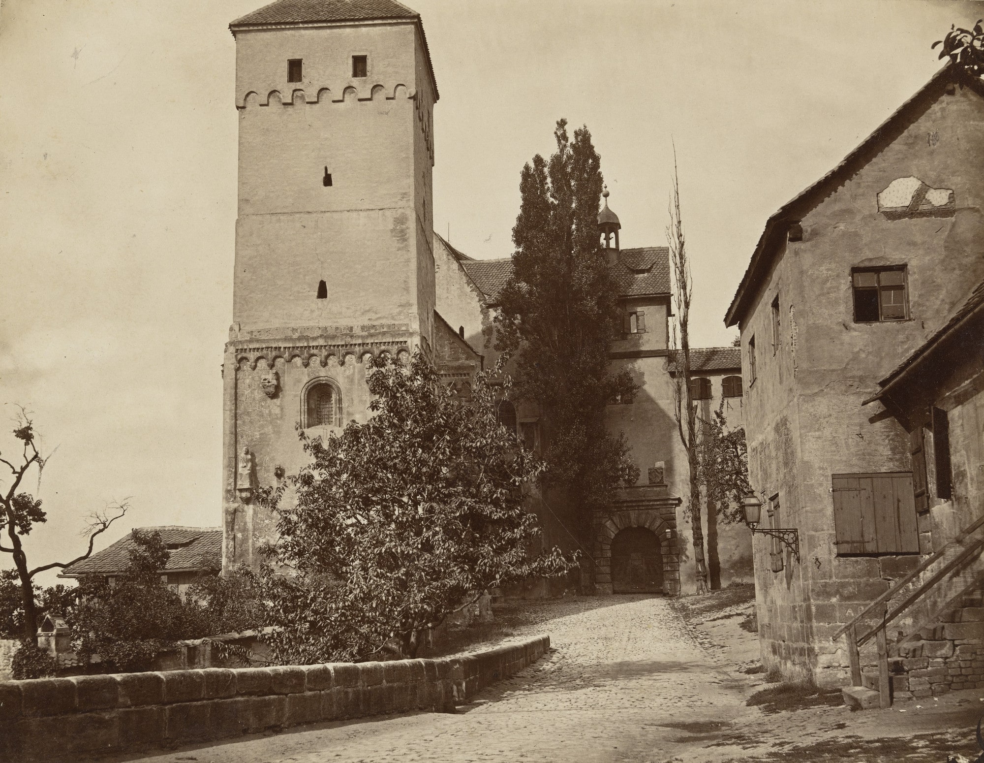 Der Fünfeckige Turm Mit Der Kaiserstallung Und Dem Lug Ins Land