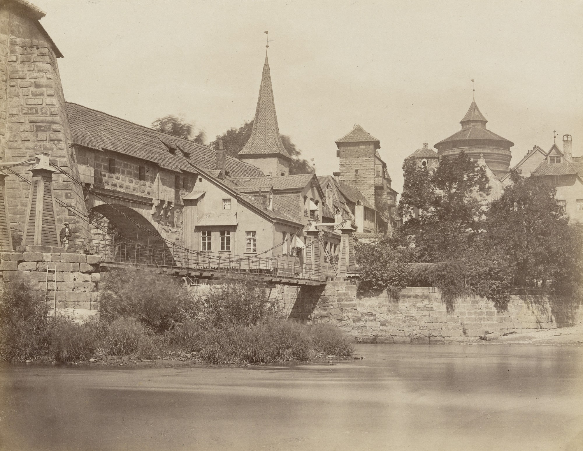 At the mouth of the Pegnitz River