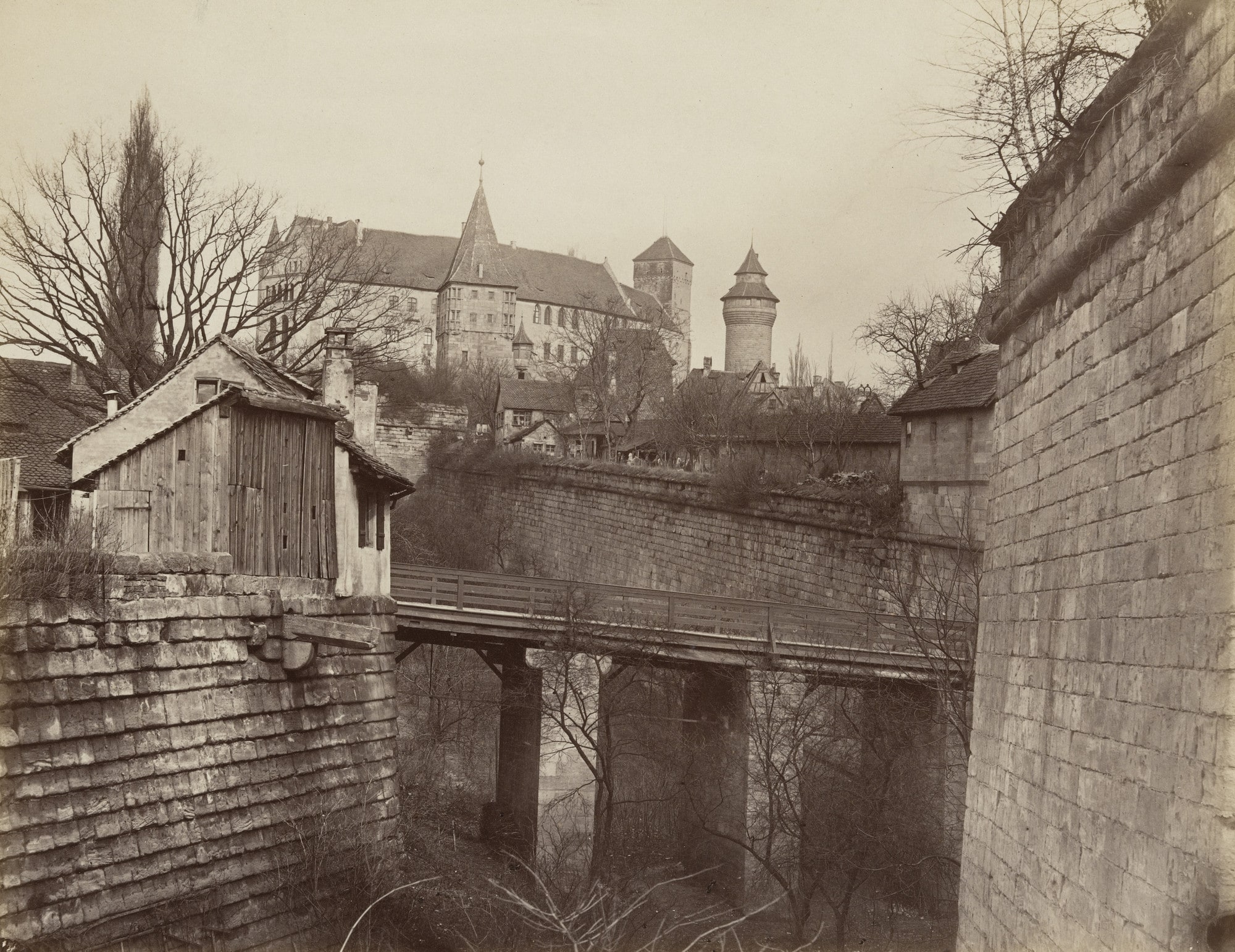 From the New Gate toward the Castle (Vom Neuen-Thor nach der Burg) from "The City Wall of Nuremberg"