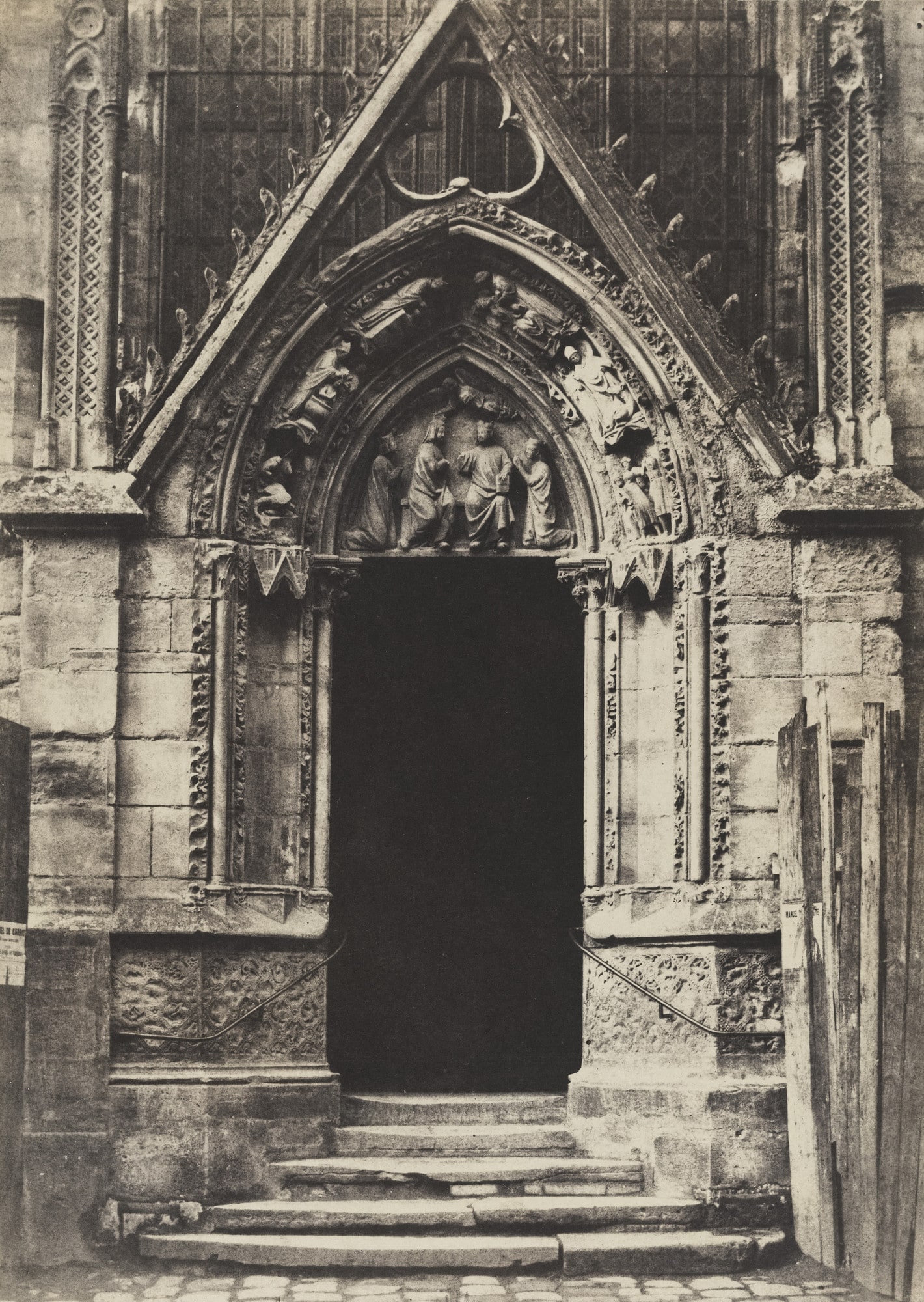 The Red Door, Northern Façade of the Church of Notre Dame