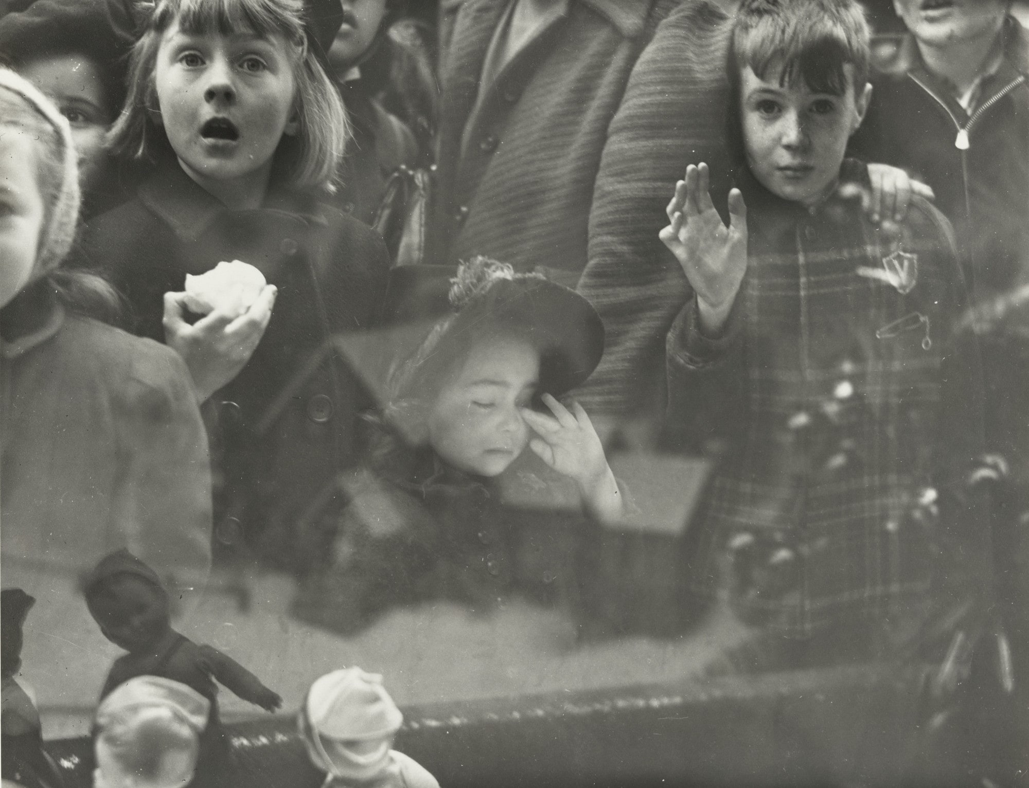 Children Looking at Christmas Toys