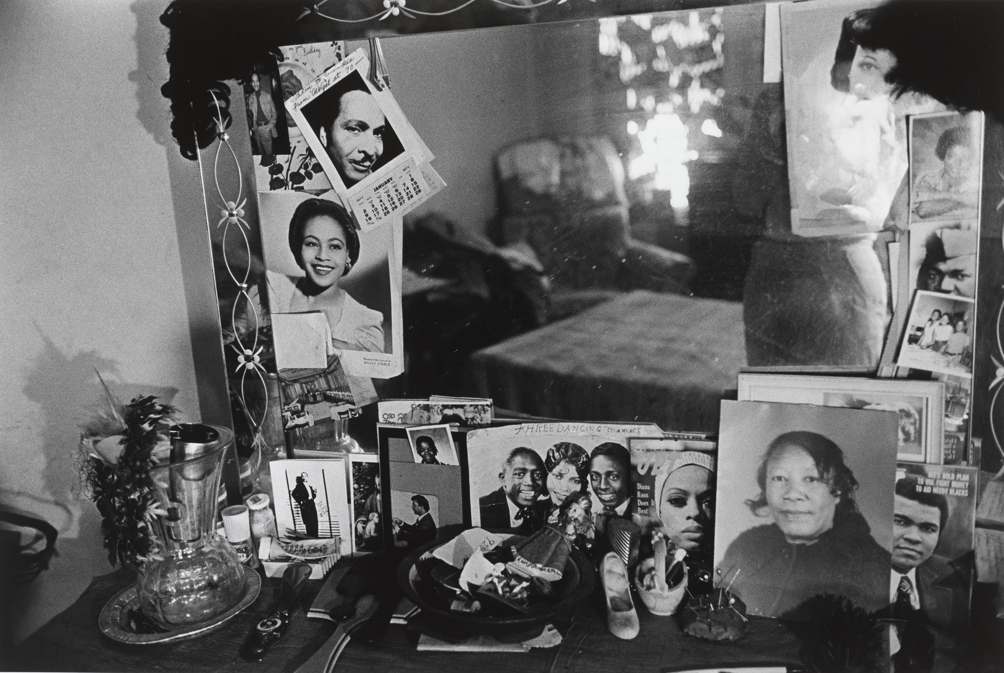 Ida Lester's dresser. Everybody called her "Cousin Ida from Milwaukee." She was a burlesque dancer. She went to the Amsterdam Musical Association, every Saturday. Sometimes I would call early Saturday evening and she'd say, "Darlin', I'm sleeping ..."