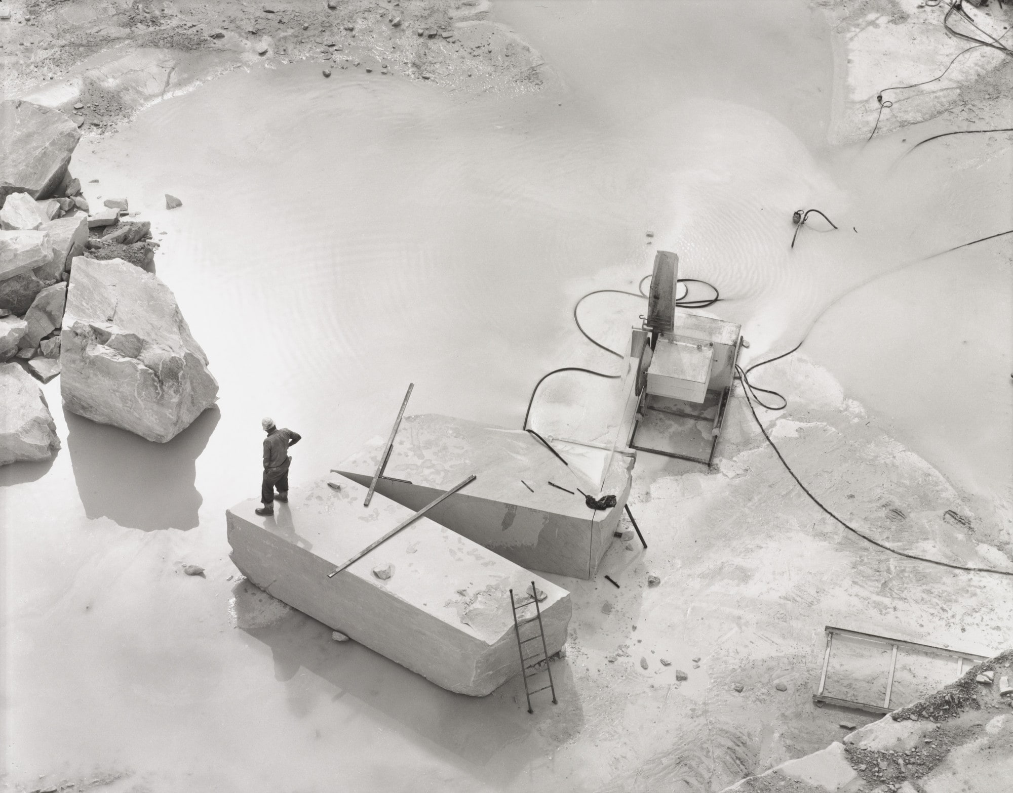 Gioia Quarry Workman