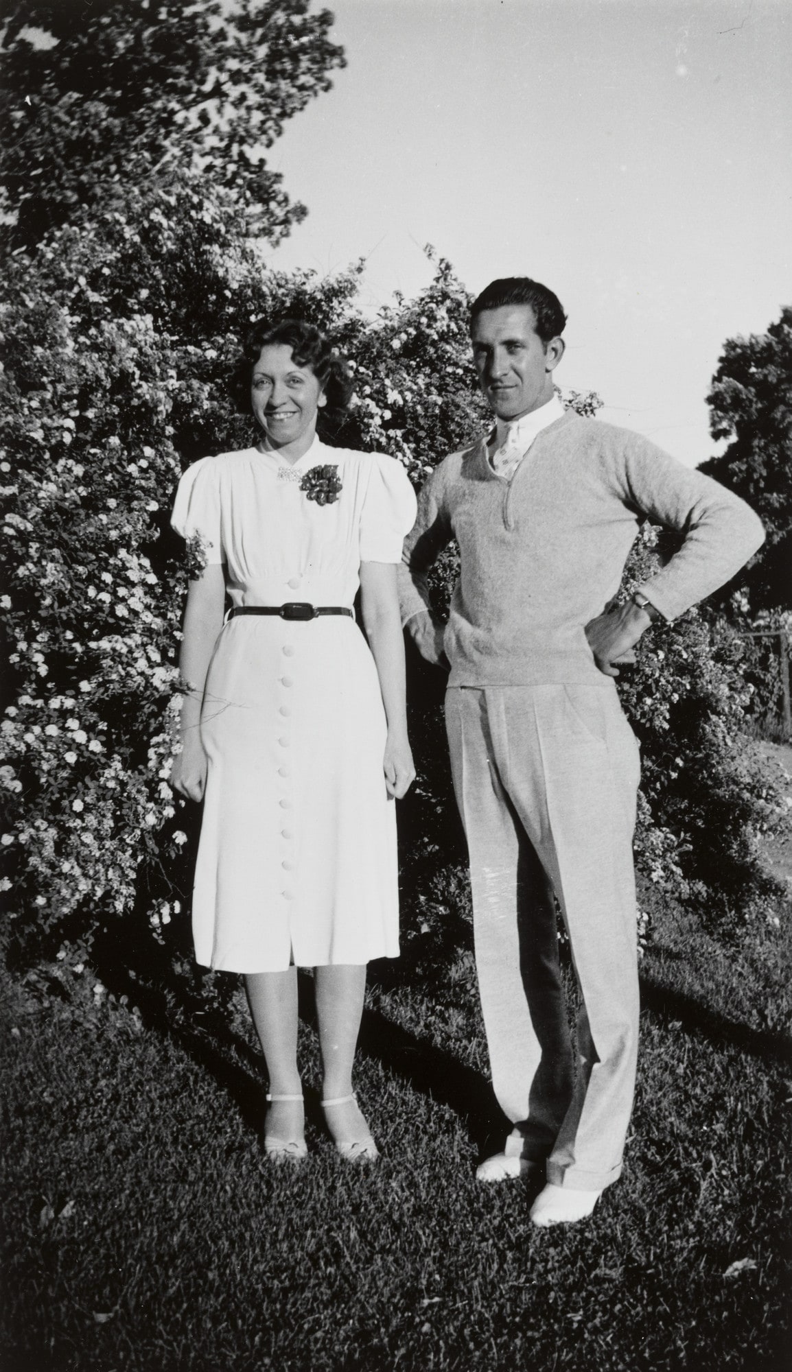 Bud Hoffman and His Sister, Helen Kilmer, Millerton, New York