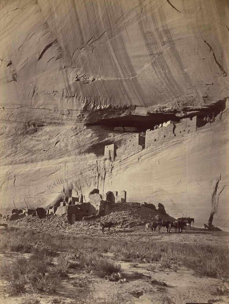 Ruins of the Cliff Dwellings, Canyon de Chelley, Arizona