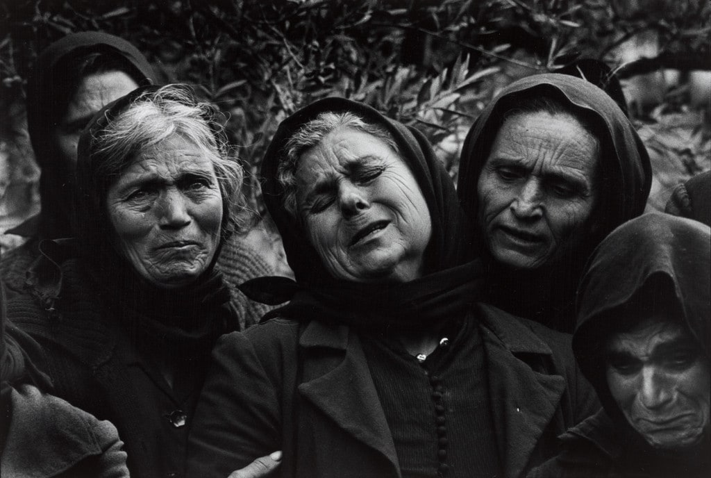Mourning Women at Graveside, Pyrgos Dirou, Mani from the series A Greek Portfolio