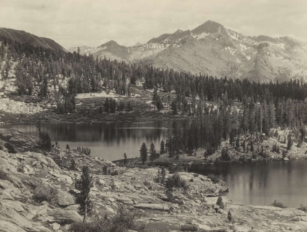 Mount Henry and Sally Keyes Lake from near Heart Lake