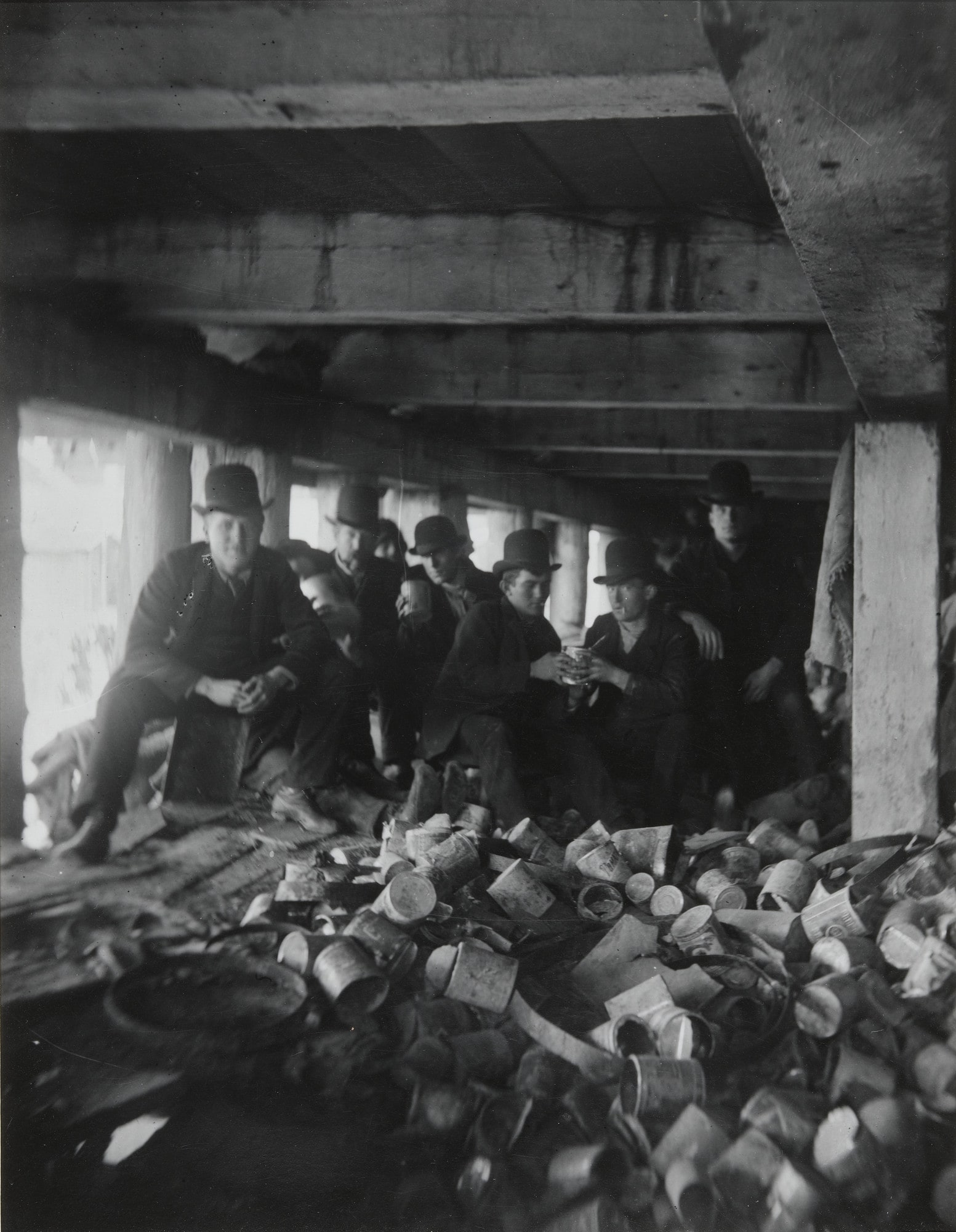 The Short Tail Gang. Corlears Hook under the Pier at the foot of Jackson Street