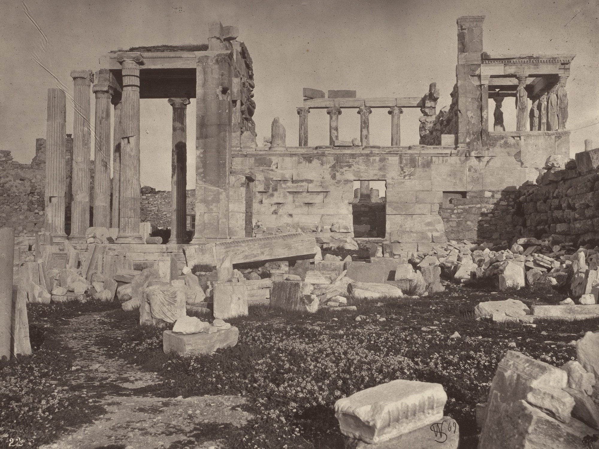 Western Flank of the Erectheum