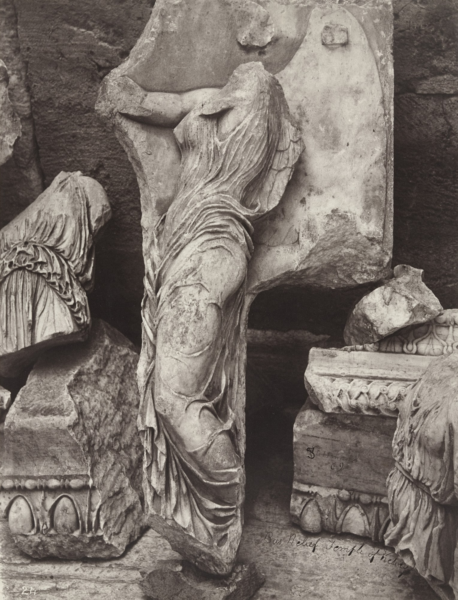 Figure of Victory, from the Temple of Victory; High Relief