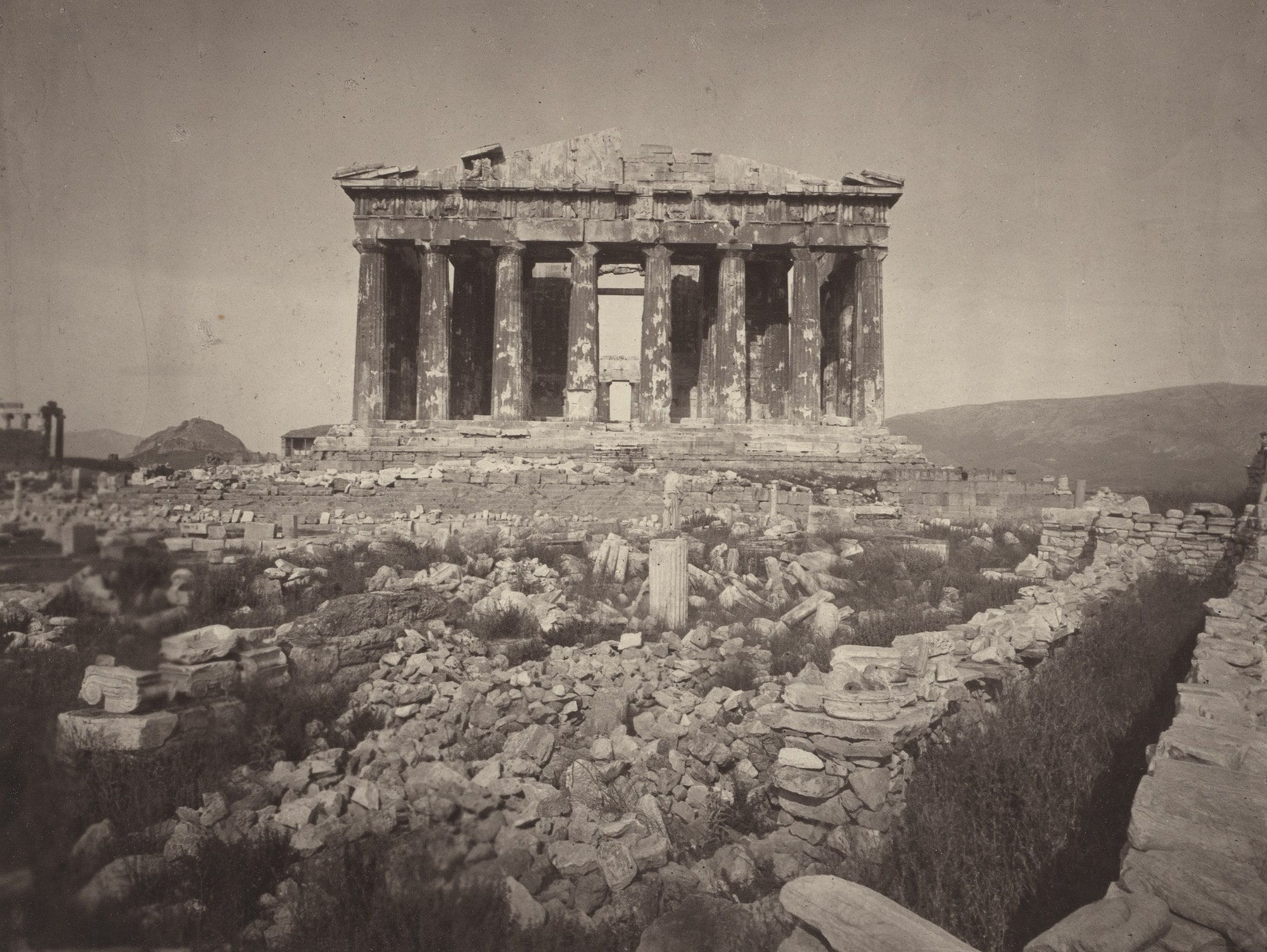 Western Facade of the Parthenon