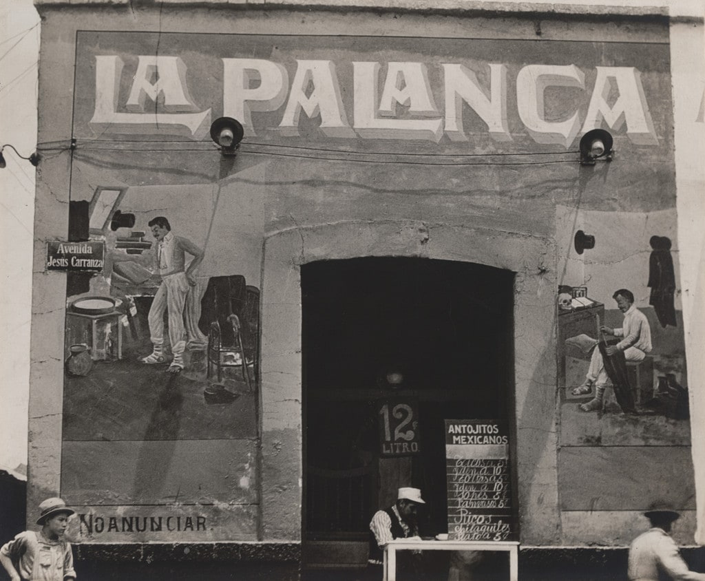 Exterior of Pulquería, Mexico