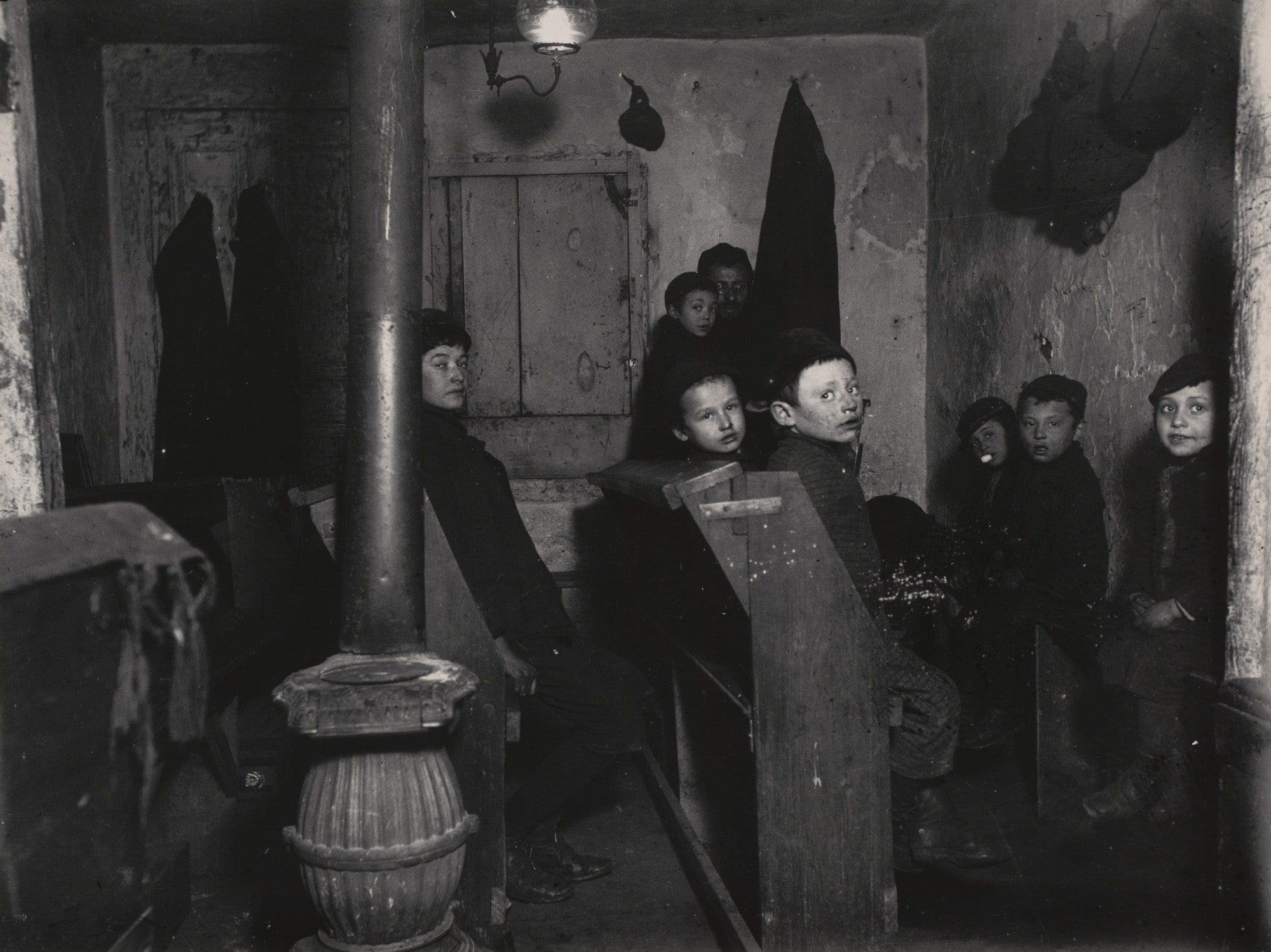 Talmud School in a Hester Street Tenement