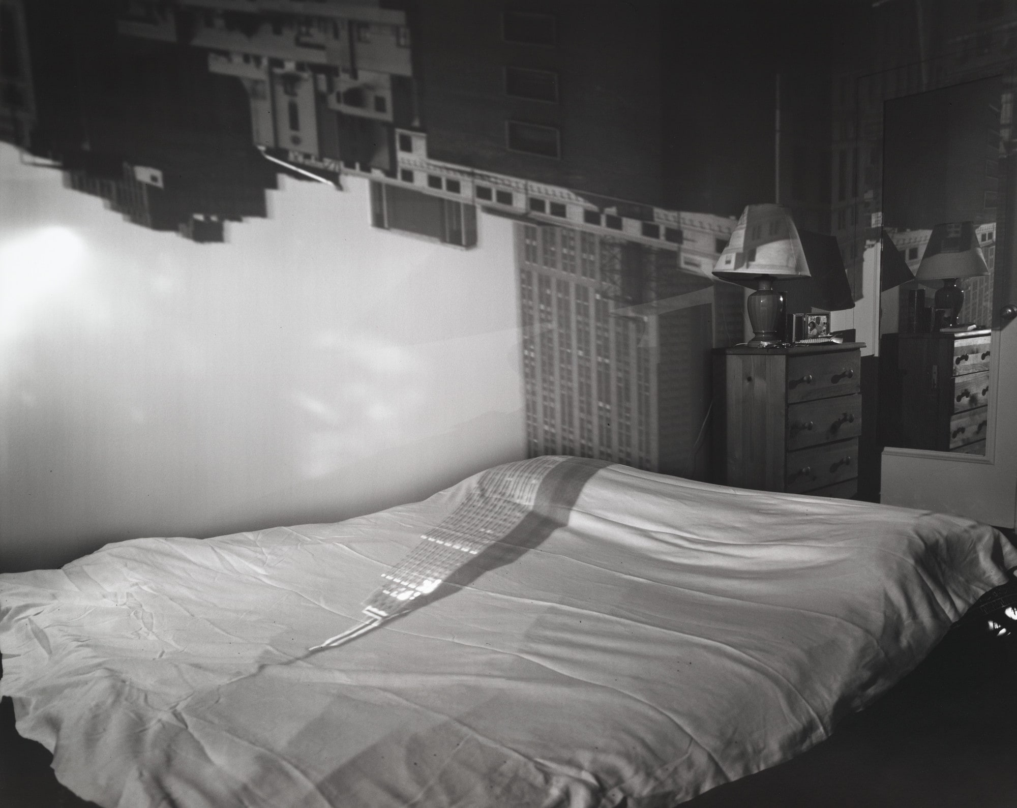 Camera Obscura Image of the Empire State Building in Bedroom
