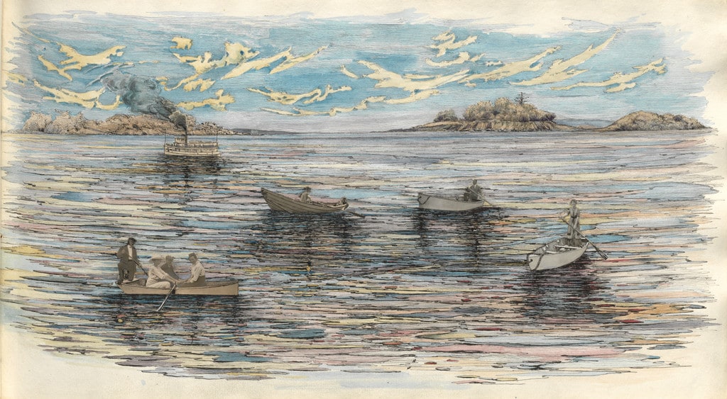 Untitled (page from album titled "July 1913")
