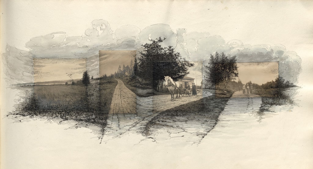 Untitled (page from album titled "July 1913")