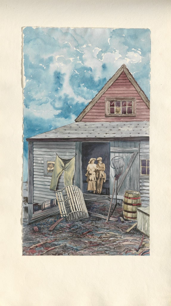 Untitled (page from album titled "July 1913")
