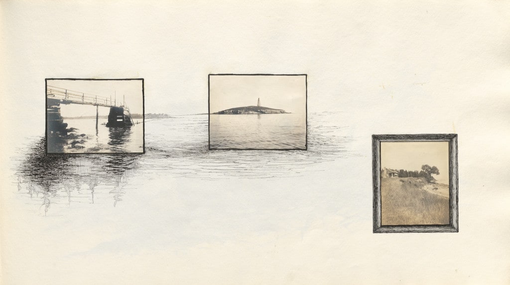 Untitled (page from album titled "July 1913")