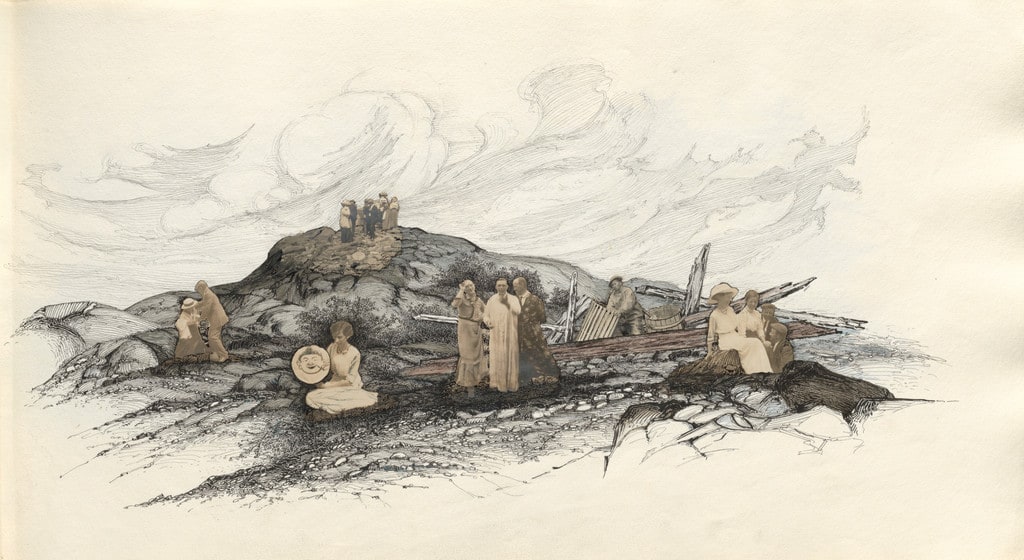 Untitled (page from album titled "July 1913")