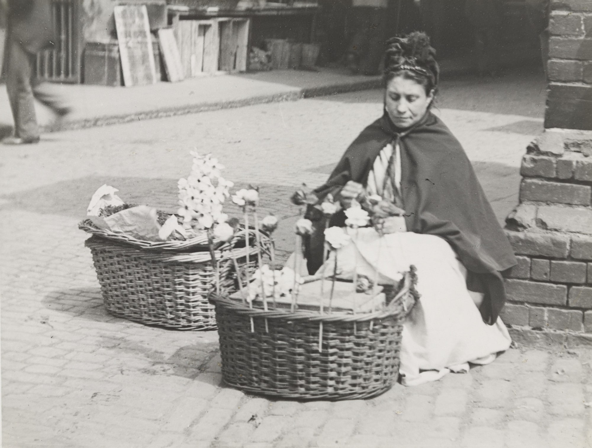 The Flower Woman at Ludgate Hill Station