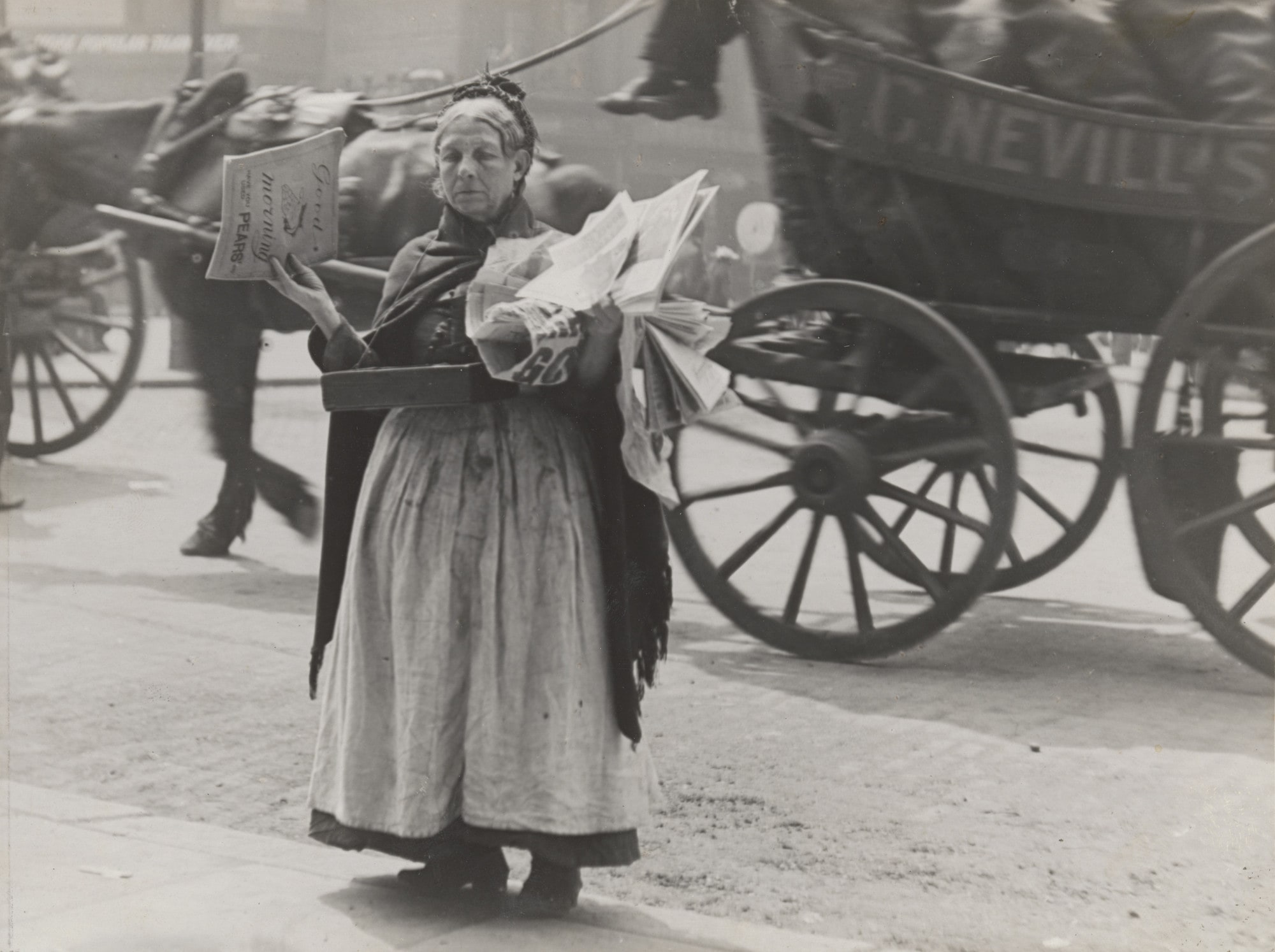 The Magazine Seller, Ludgate Circus, London