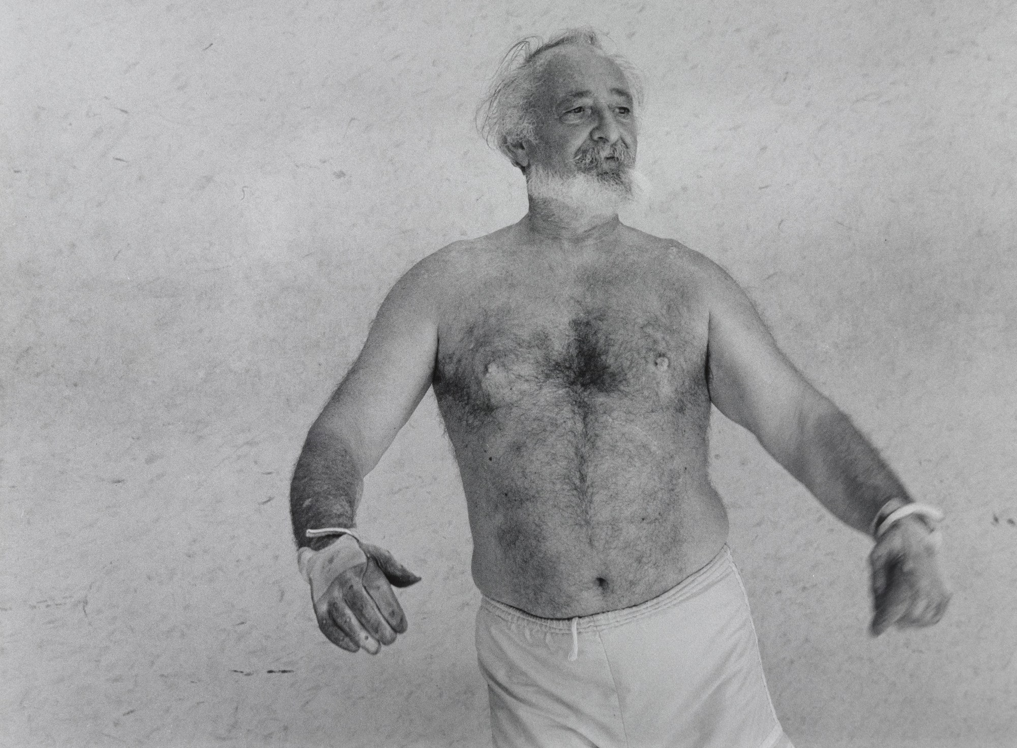 Bearded Handball Player, Miami Beach