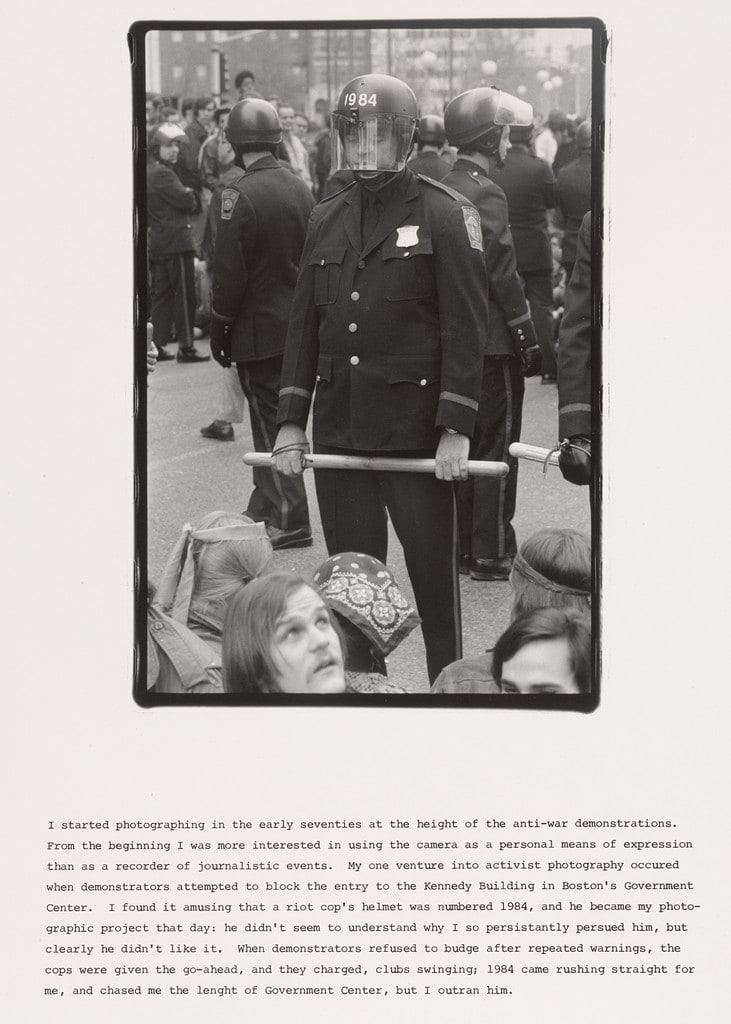 I started photographing in the early seventies at the height of the anti-war demonstrations