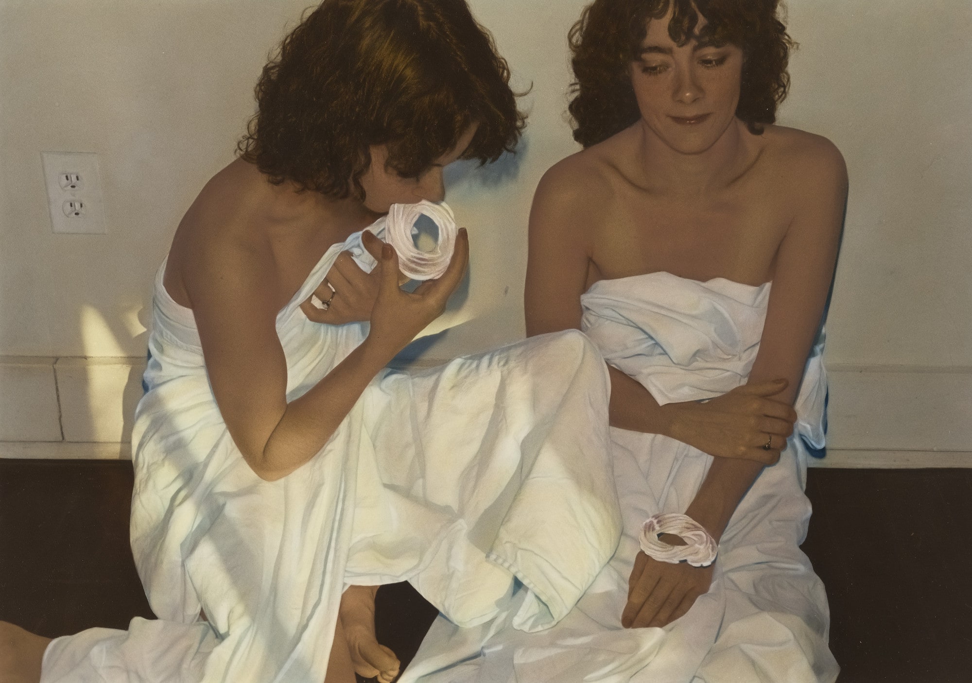 Colleen and Kathleen, Woodstock, New York, January, 1979