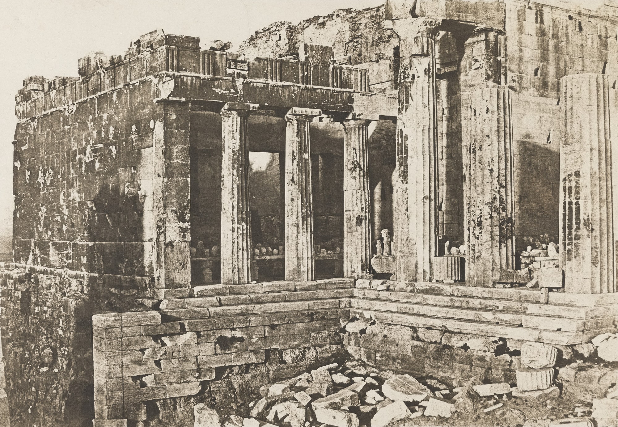 L'acropole d'athènes, les Propylées, Aile Gauche ou Pinacothèque