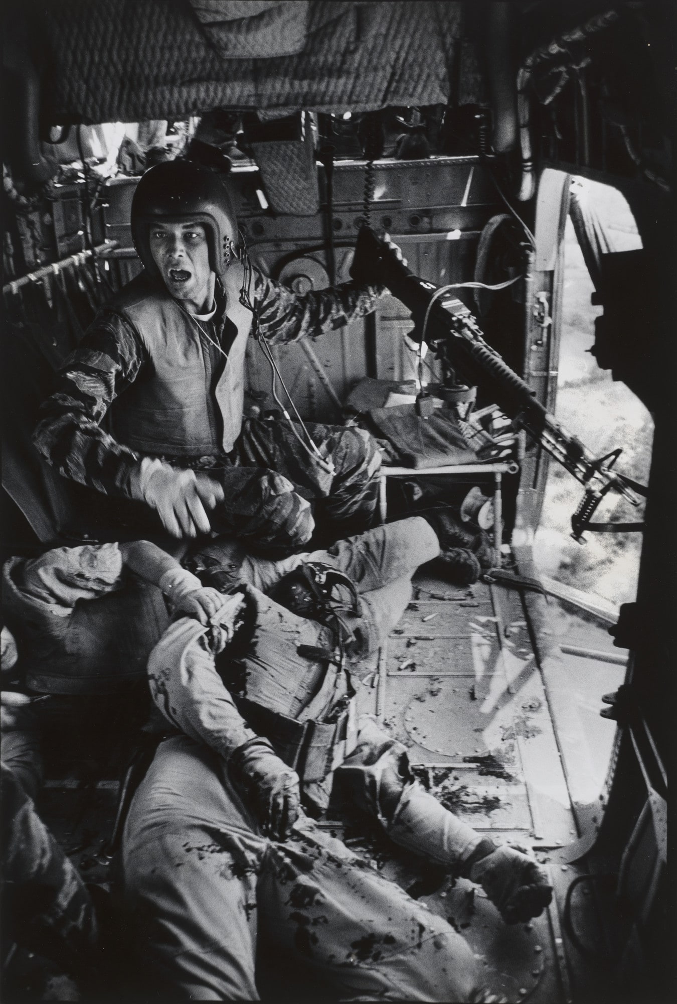 Wounded American Gunner, Vietnam