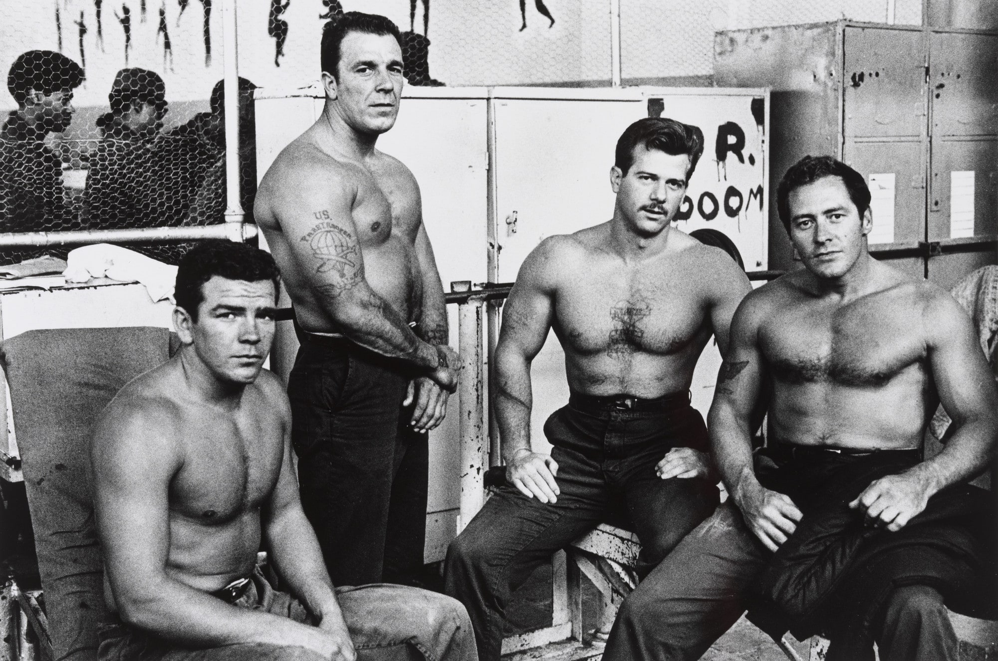 Prison Inmates, Weightlifting Gym, Jackson State Prison