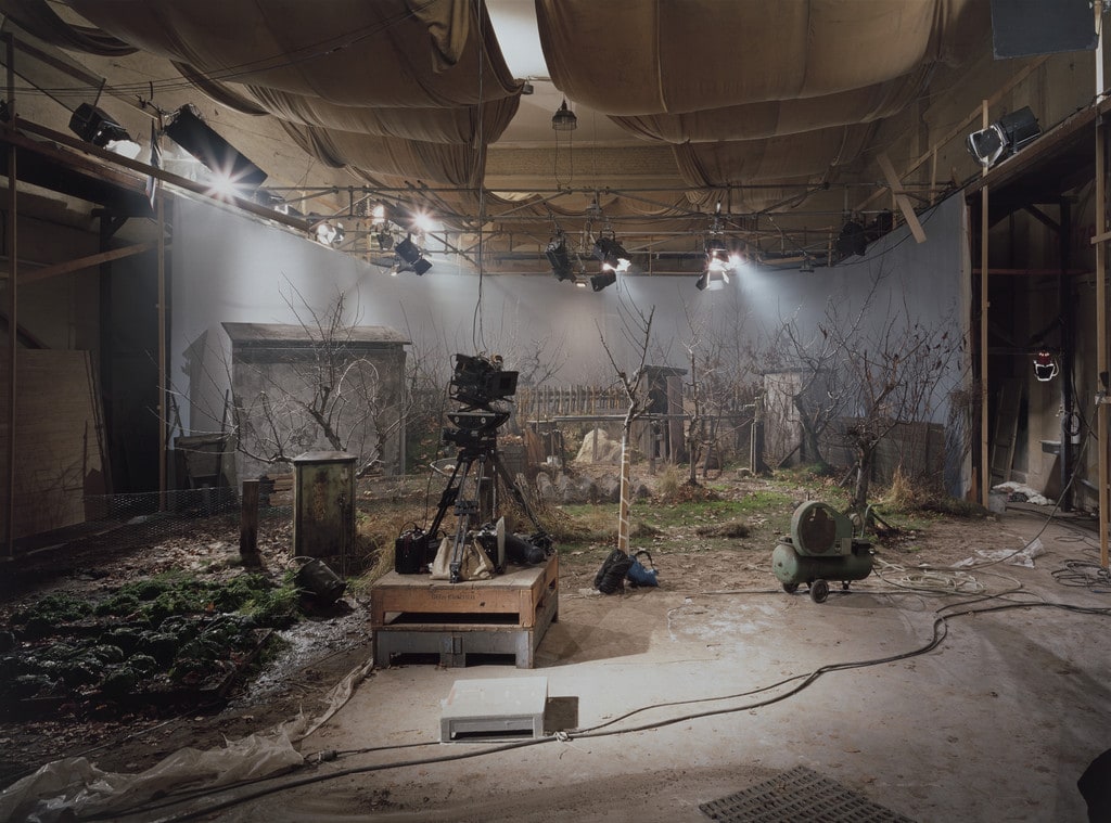 Historic set for "Der Sandman" at DOKFILM Studios, Potsdam, Babelsberg, December 1994