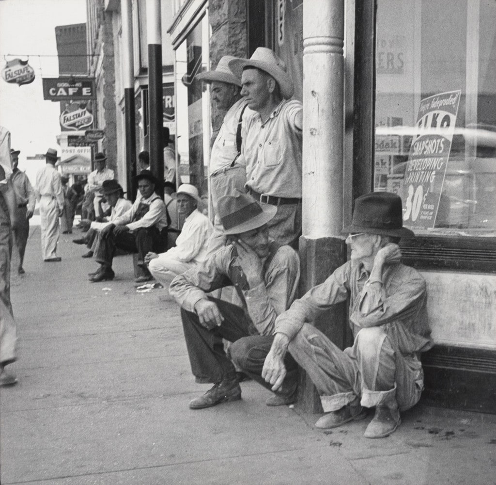 No Rain, Idle in Town during the Great Drought, Sallisaw, Oklahoma