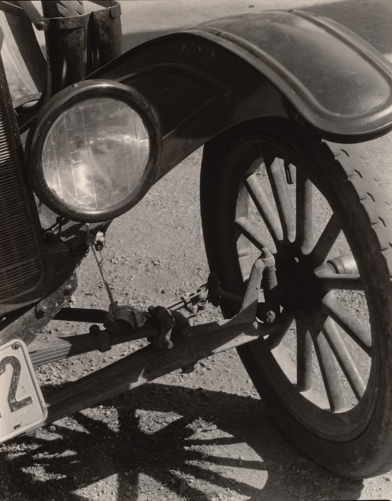 Ford Car, Ford Headlight and Wheel
