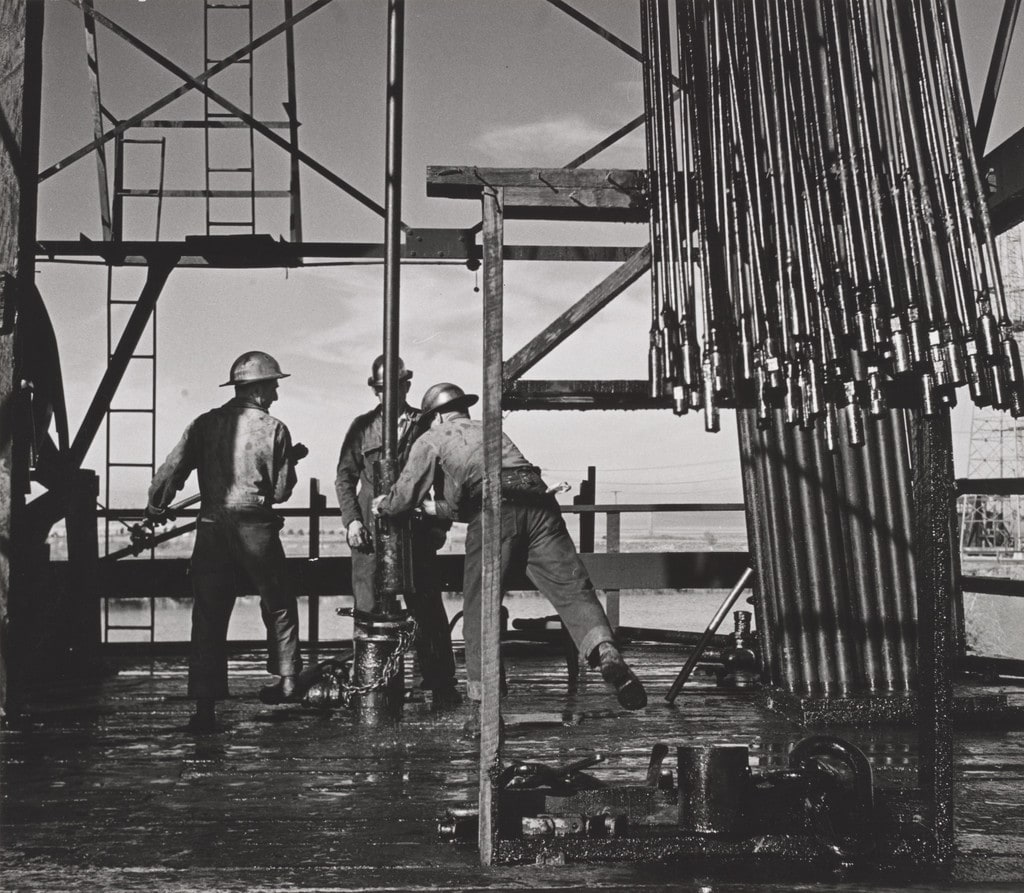 Pulling Tubing - Oil Well