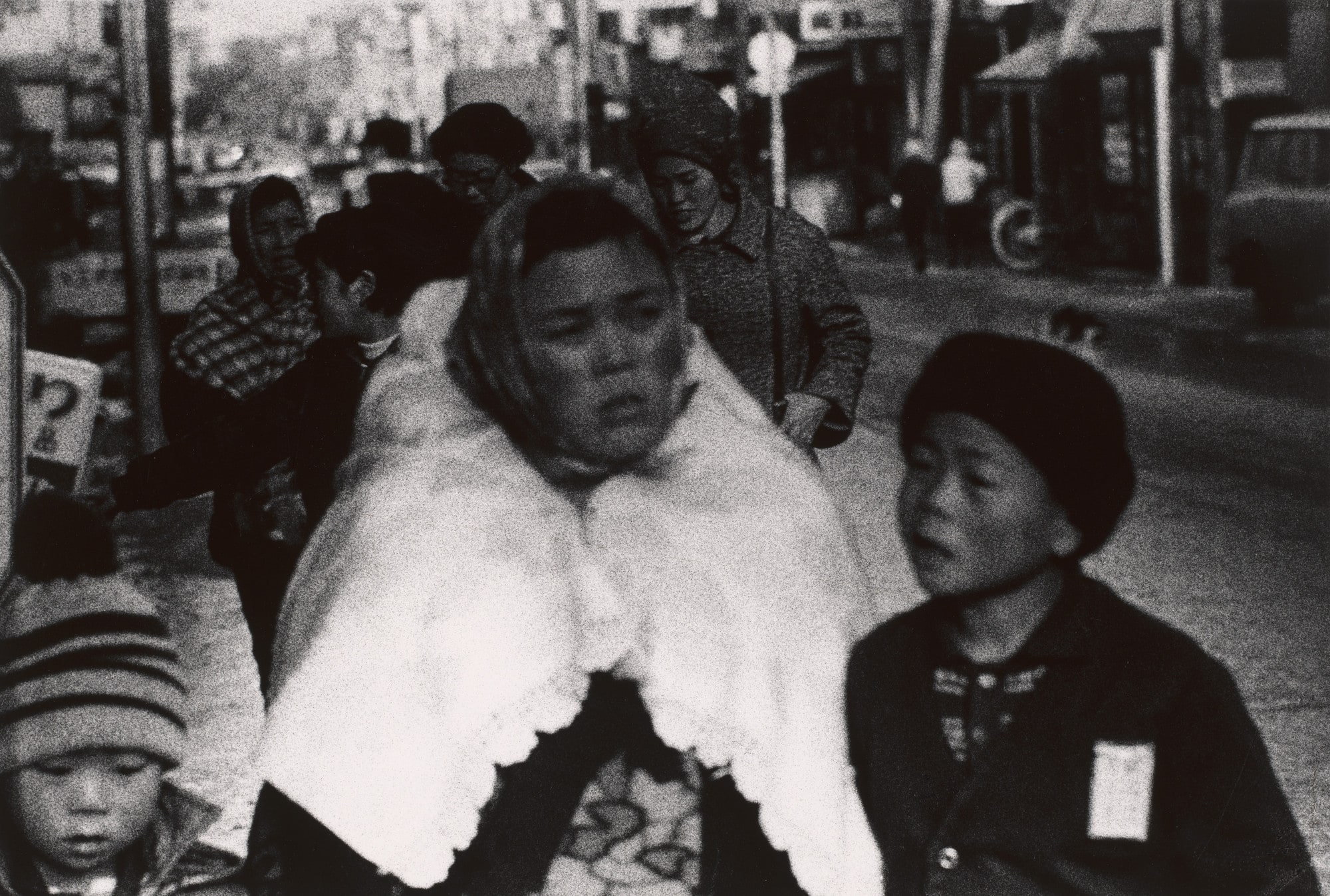 Mother and Her Children in Winter, Misawa