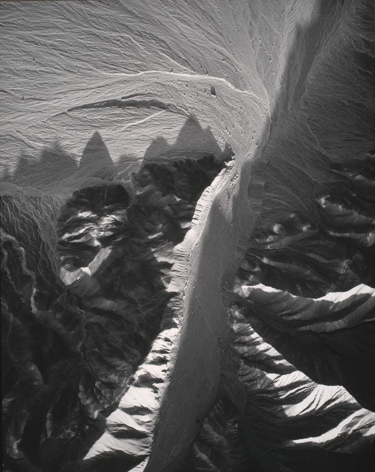 Dry Wash with Alluvium, Death Valley, California